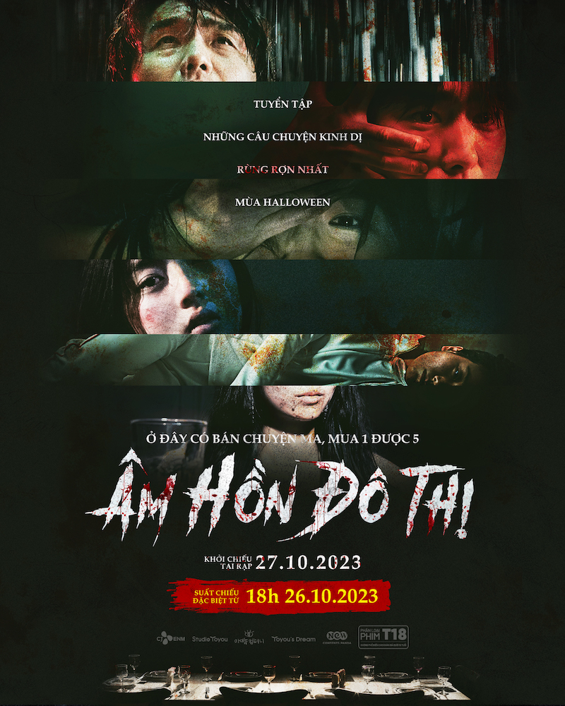 Phim điện ảnh Âm Hồn Đô Thị (Taste Of Horror) bao gồm 5 câu chuyện ngắn kinh dị